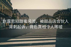 趙露思陷甜蜜風波，被甜品店合伙人背刺起訴，背后真相令人唏噓