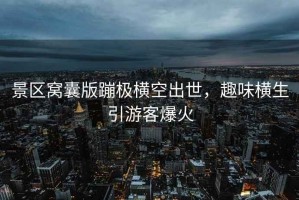 景區(qū)窩囊版蹦極橫空出世，趣味橫生引游客爆火