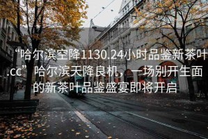 “哈爾濱空降1130.24小時(shí)品鑒新茶葉.cc”哈爾濱天降良機(jī)，一場(chǎng)別開(kāi)生面的新茶葉品鑒盛宴即將開(kāi)啟