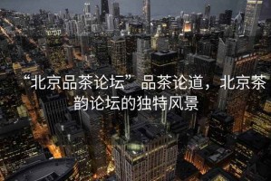 “北京品茶論壇”品茶論道，北京茶韻論壇的獨(dú)特風(fēng)景