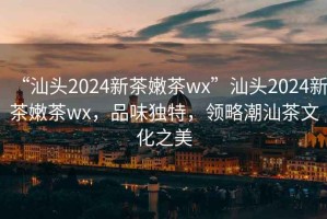 “汕頭2024新茶嫩茶wx”汕頭2024新茶嫩茶wx，品味獨(dú)特，領(lǐng)略潮汕茶文化之美