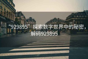 “929895”探索數(shù)字世界中的秘密，解碼929895