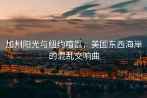 加州陽光與紐約喧囂，美國東西海岸的混亂交響曲