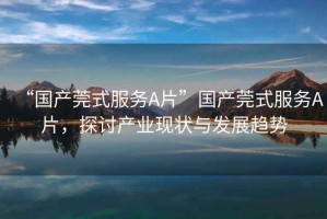 “國產(chǎn)莞式服務(wù)A片”國產(chǎn)莞式服務(wù)A片，探討產(chǎn)業(yè)現(xiàn)狀與發(fā)展趨勢(shì)