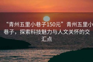 “青州五里小巷子150元”青州五里小巷子，探索科技魅力與人文關(guān)懷的交匯點