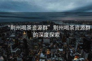 “荊州喝茶資源群”荊州喝茶資源群的深度探索