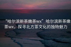 “哈爾濱新茶嫩茶wx”哈爾濱新茶嫩茶wx，探尋北方茶文化的獨特魅力