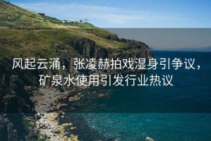 風(fēng)起云涌，張凌赫拍戲濕身引爭議，礦泉水使用引發(fā)行業(yè)熱議