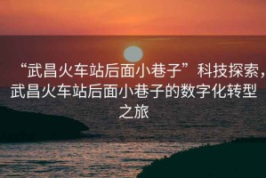 “武昌火車站后面小巷子”科技探索，武昌火車站后面小巷子的數(shù)字化轉型之旅