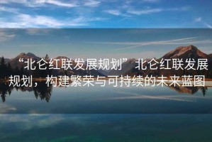 “北侖紅聯(lián)發(fā)展規(guī)劃”北侖紅聯(lián)發(fā)展規(guī)劃，構(gòu)建繁榮與可持續(xù)的未來(lái)藍(lán)圖