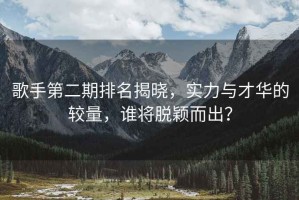 歌手第二期排名揭曉，實(shí)力與才華的較量，誰(shuí)將脫穎而出？