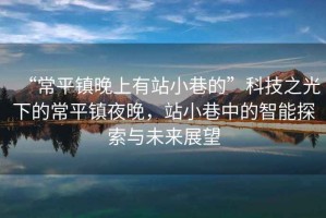 “常平鎮(zhèn)晚上有站小巷的”科技之光下的常平鎮(zhèn)夜晚，站小巷中的智能探索與未來展望