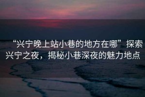 “興寧晚上站小巷的地方在哪”探索興寧之夜，揭秘小巷深夜的魅力地點