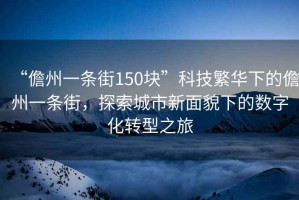 “儋州一條街150塊”科技繁華下的儋州一條街，探索城市新面貌下的數(shù)字化轉(zhuǎn)型之旅