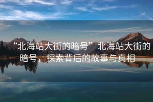 “北海站大街的暗號(hào)”北海站大街的暗號(hào)，探索背后的故事與真相