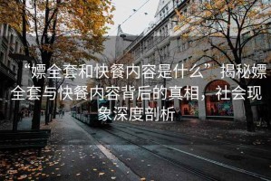 “嫖全套和快餐內(nèi)容是什么”揭秘嫖全套與快餐內(nèi)容背后的真相，社會現(xiàn)象深度剖析