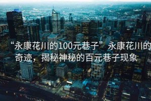 “永康花川的100元巷子”永康花川的奇跡，揭秘神秘的百元巷子現(xiàn)象