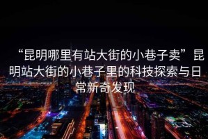 “昆明哪里有站大街的小巷子賣”昆明站大街的小巷子里的科技探索與日常新奇發(fā)現(xiàn)