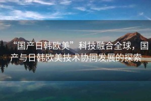 “國產(chǎn)日韓歐美”科技融合全球，國產(chǎn)與日韓歐美技術(shù)協(xié)同發(fā)展的探索