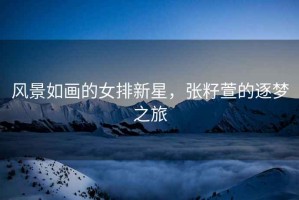 風(fēng)景如畫(huà)的女排新星，張籽萱的逐夢(mèng)之旅