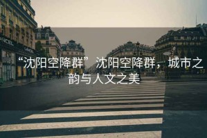 “沈陽空降群”沈陽空降群，城市之韻與人文之美