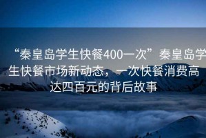 “秦皇島學(xué)生快餐400一次”秦皇島學(xué)生快餐市場(chǎng)新動(dòng)態(tài)，一次快餐消費(fèi)高達(dá)四百元的背后故事