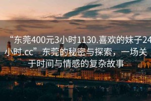 “東莞400元3小時(shí)1130.喜歡的妹子24小時(shí).cc”東莞的秘密與探索，一場(chǎng)關(guān)于時(shí)間與情感的復(fù)雜故事