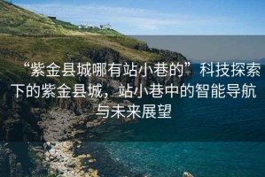“紫金縣城哪有站小巷的”科技探索下的紫金縣城，站小巷中的智能導(dǎo)航與未來展望