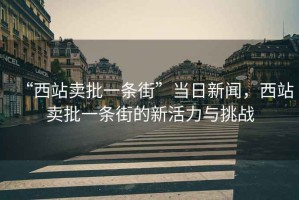 “西站賣批一條街”當日新聞，西站賣批一條街的新活力與挑戰(zhàn)