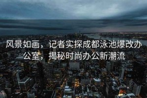 風(fēng)景如畫，記者實(shí)探成都泳池爆改辦公室，揭秘時(shí)尚辦公新潮流