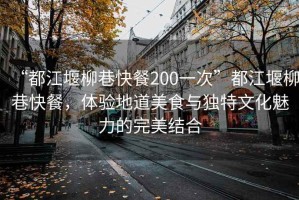 “都江堰柳巷快餐200一次”都江堰柳巷快餐，體驗(yàn)地道美食與獨(dú)特文化魅力的完美結(jié)合