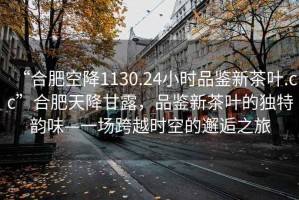 “合肥空降1130.24小時(shí)品鑒新茶葉.cc”合肥天降甘露，品鑒新茶葉的獨(dú)特韻味—一場(chǎng)跨越時(shí)空的邂逅之旅