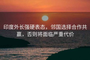 印度外長(zhǎng)強(qiáng)硬表態(tài)，鄰國(guó)選擇合作共贏，否則將面臨嚴(yán)重代價(jià)