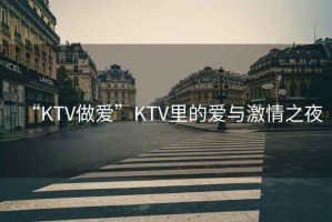 “KTV做愛”KTV里的愛與激情之夜