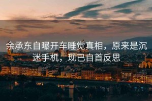 余承東自曝開車睡覺真相，原來是沉迷手機，現(xiàn)已自首反思