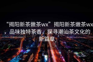 “揭陽新茶嫩茶wx”揭陽新茶嫩茶wx，品味獨(dú)特茶香，探尋潮汕茶文化的新篇章