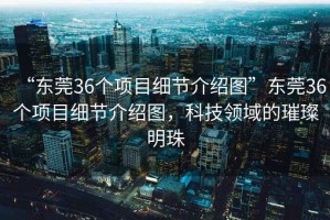 “東莞36個項目細節(jié)介紹圖”東莞36個項目細節(jié)介紹圖，科技領域的璀璨明珠