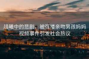 晨曦中的悲劇，被強摟親吻男孩媽媽視頻事件引發(fā)社會熱議