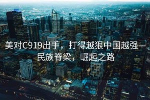 美對C919出手，打得越狠中國越強—民族脊梁，崛起之路