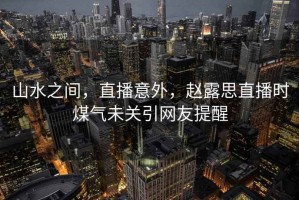 山水之間，直播意外，趙露思直播時(shí)煤氣未關(guān)引網(wǎng)友提醒