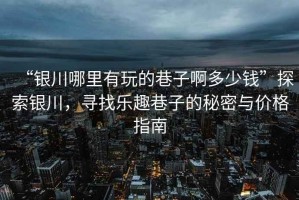 “銀川哪里有玩的巷子啊多少錢”探索銀川，尋找樂趣巷子的秘密與價(jià)格指南