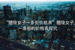 “醴陵女子一條街價格表”醴陵女子一條街的價格表探究