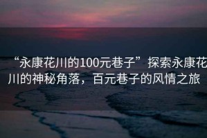 “永康花川的100元巷子”探索永康花川的神秘角落，百元巷子的風(fēng)情之旅