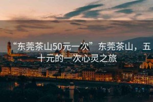 “東莞茶山50元一次”東莞茶山，五十元的一次心靈之旅