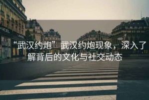 “武漢約炮”武漢約炮現(xiàn)象，深入了解背后的文化與社交動(dòng)態(tài)