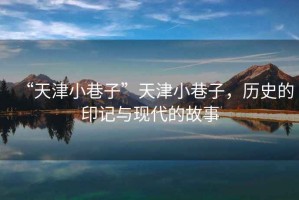 “天津小巷子”天津小巷子，歷史的印記與現代的故事