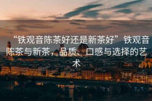 “鐵觀音陳茶好還是新茶好”鐵觀音陳茶與新茶，品質(zhì)、口感與選擇的藝術(shù)
