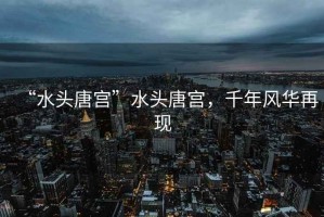 “水頭唐宮”水頭唐宮，千年風(fēng)華再現(xiàn)