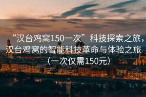 “漢臺雞窩150一次”科技探索之旅，漢臺雞窩的智能科技革命與體驗之旅（一次僅需150元）
