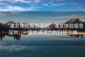 “浦友體驗(yàn)報(bào)告深圳”浦友體驗(yàn)報(bào)告深圳，一座充滿活力的科技之城